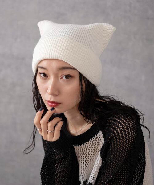 WEGO/ネコミミニットキャップ（ニットキャップ/ビーニー）｜WEGO