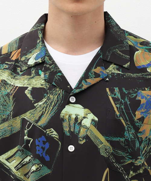 トップス evisen PINE TREE CAMO SHIRT supreme Evisen Skateboards TOPS PINE TREE CAMO SHIRT - IVORY