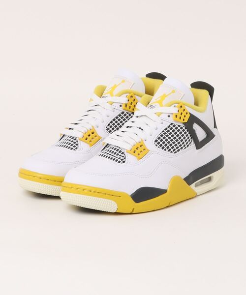 JORDAN BRAND(ジョーダンブランド)の「NIKE WMNS AIR JORDAN 4 RETRO AQ9129-101(スニーカー・レディース・ホワイト・25㎝/24㎝/23.5㎝/24.5㎝)」の4枚目の写真