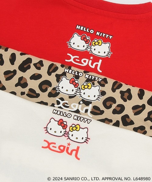 X-girl Stages(エックスガールステージス)の「【ハローキティ】グラフィック半袖Tシャツ(Tシャツ/カットソー・キッズ・オフホワイト/マルチ/レッド・90cm/100cm/110cm/120cm/130cm/140cm)」の22枚目の写真
