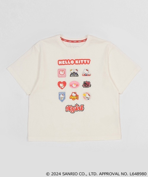 X-girl Stages(エックスガールステージス)の「【ハローキティ】グラフィック半袖Tシャツ(Tシャツ/カットソー・キッズ・オフホワイト/マルチ/レッド・90cm/100cm/110cm/120cm/130cm/140cm)」の17枚目の写真