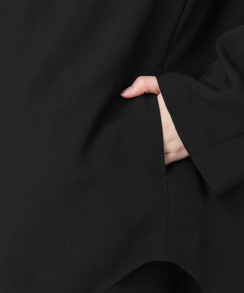 セール】ELENI/エルニ ライトクロスジャケット（ノーカラージャケット