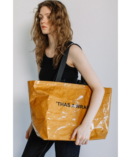 WCJ(ダブルシージェイ)の「【撥水】THAS A WRAP BAG(トートバッグ・レディース・ブラック/ブルー/ホワイト/ベージュ・FREE)」の5枚目の写真