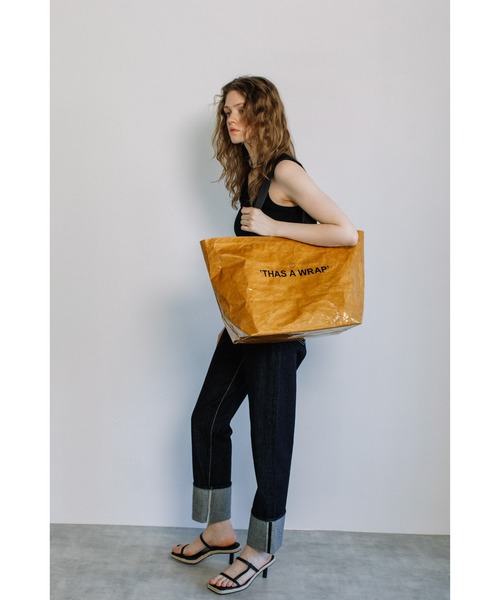 WCJ(ダブルシージェイ)の「【撥水】THAS A WRAP BAG(トートバッグ・レディース・ブラック/ブルー/ホワイト/ベージュ・FREE)」の6枚目の写真