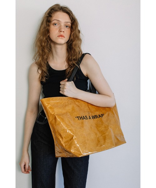 WCJ(ダブルシージェイ)の「【撥水】THAS A WRAP BAG(トートバッグ・レディース・ブラック/ブルー/ホワイト/ベージュ・FREE)」の7枚目の写真