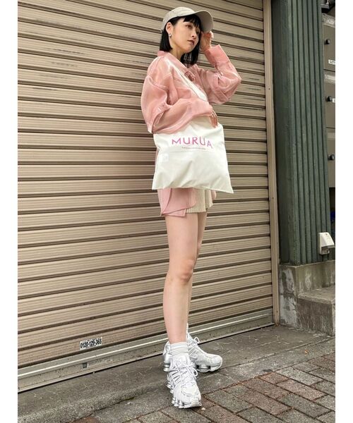 バッグ m_yyyua WEB限定商品】MURUA (ムルーア)メタリックサイドシャーリング