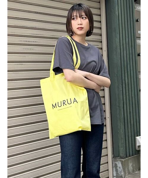 バッグ m_yyyua WEB限定商品】MURUA (ムルーア)メタリックサイドシャーリング