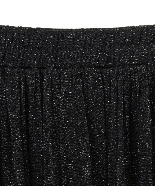 SOFFITTO（ソフィット）の「ラメチュールギャザースカート(取り扱い店舗限定)（スカート・レディース・ブラック/グレー/チャコールグレー・FREE）」の5枚目の写真