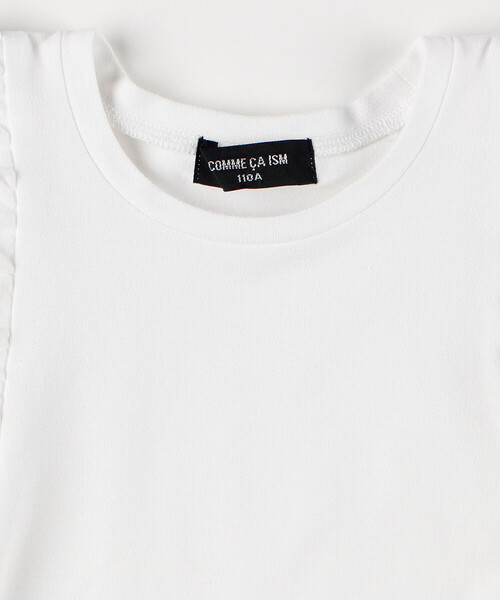COMME CA ISM（コムサイズム）の「フリルデザイン カットソー（Tシャツ/カットソー・キッズ・ネイビー/ホワイト・110cm/140cm/130cm/120cm/100cm/150cm）」の5枚目の写真