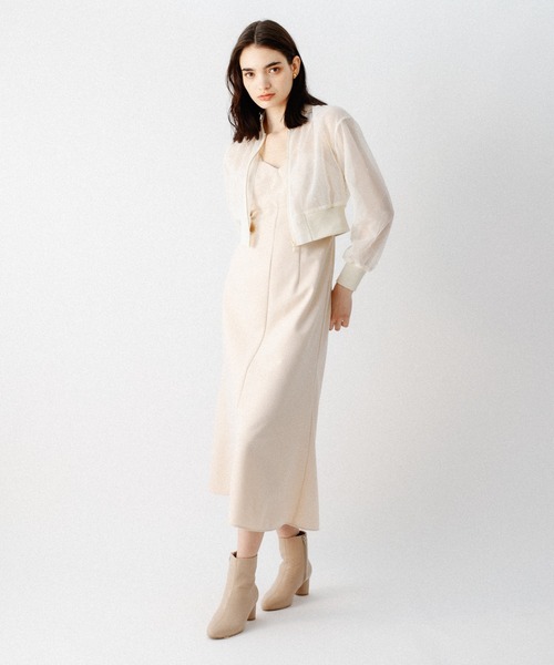 DEICY（デイシー）の「ミニパールチュールブルゾン（ブルゾン・レディース・ピンク/ブラック/アイボリー・FREE）」の18枚目の写真