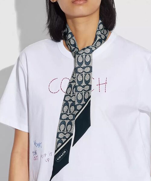 COACH（コーチ）の「ヴィンテージ シグネチャー プリント シルク