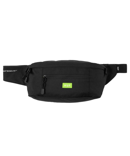 HUF（ハフ）の「HYDE WAIST BAG / HUF ハフ ウエストバッグ 4.5L（ボディバッグ/ウエストポーチ・メンズ・ブラック・O/S）」の8枚目の写真