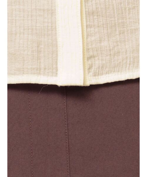 LAGUNAMOON（ラグナムーン）の「シアーシャツセットキャミワンピース（ワンピース・レディース・ブラウン/ベージュ/チャコールグレー・SMALL/MEDIUM）」の19枚目の写真