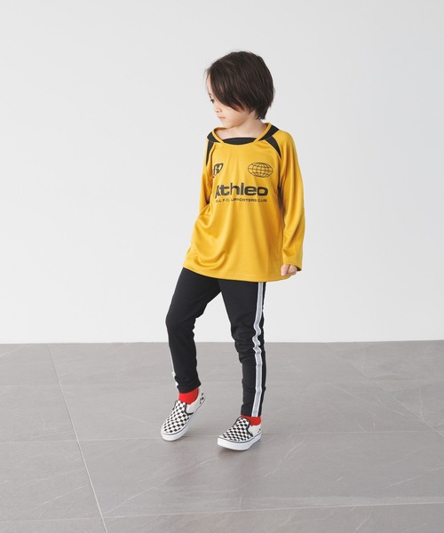 Russell Athletic（ラッセルアスレティック）の「【RUSSELL ATHLETIC】別注ゲームシャツ(KIDS)（Tシャツ/カットソー・キッズ・ネイビー/ブルー/マスタード・130cm/120cm/150cm/140cm）」の5枚目の写真