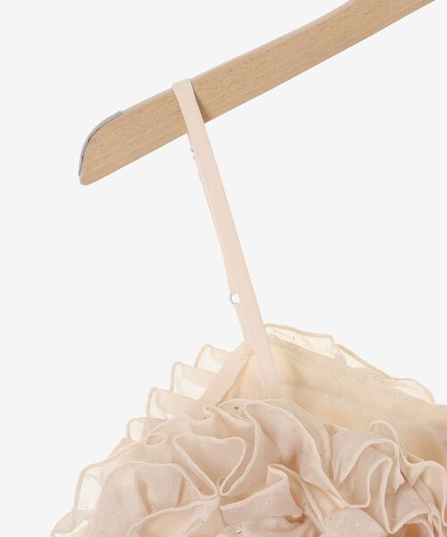 MAJESTIC LEGON(マジェスティックレゴン)の「ミルフィーユキラキラビスチェ(キャミソール・レディース・ブルー/アイボリー/ブラック/ピンク/ブラック系その他2・MEDIUM)」の6枚目の写真