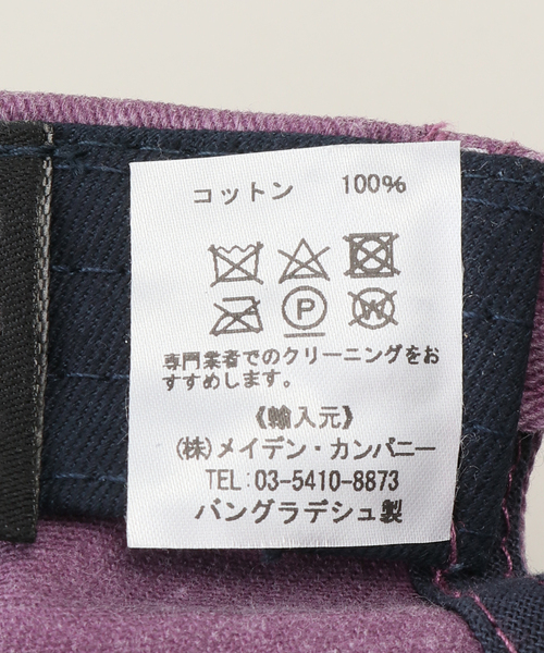 plage(プラージュ)の「BLUESCENTRIC/ブルースセントリック CHARIE PARKER LOGO キャップ(キャップ・レディース・パープル・FREE)」の15枚目の写真