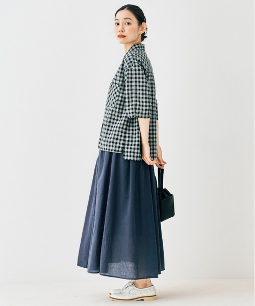 and myera（アンド マイラ）の「ａｎｄ　ｍｙｅｒａ　チェックなシャツ（シャツ/ブラウス・レディース・ブラック・X-LARGE/LARGE/MEDIUM/SMALL）」の7枚目の写真