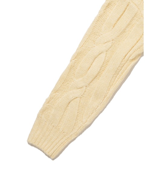 Levi's（リーバイス）の「Levi's/リーバイス ISABEL ケーブルニットセーター ホワイト WHITE SWAN（ニット/セーター・レディース・オフホワイト・XS/M/S）」の14枚目の写真