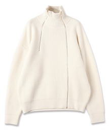 24-AW-044 / Double Zip High Neck Knit