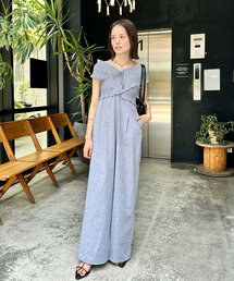 mystic | シャーリングオールインワン(サロペット/オーバーオール)