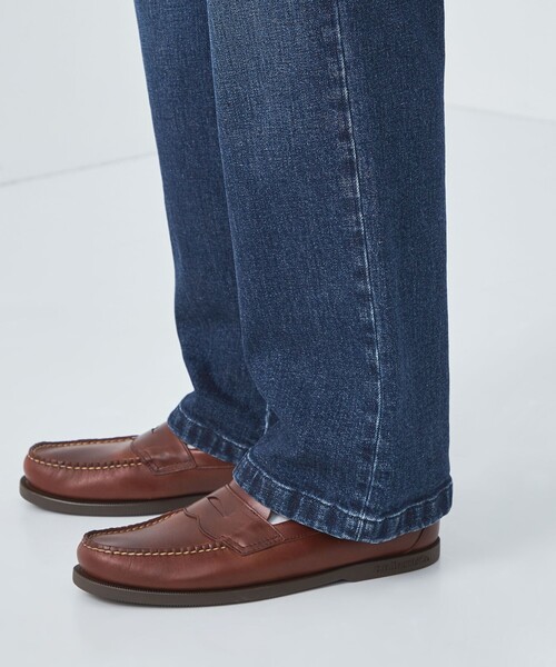 green label relaxing(グリーンレーベルリラクシング)の「パイプドステム デニム スラックス パンツ(デニムパンツ・メンズ・ネイビー/グレー/ホワイト・L/M/S/XL)」の16枚目の写真