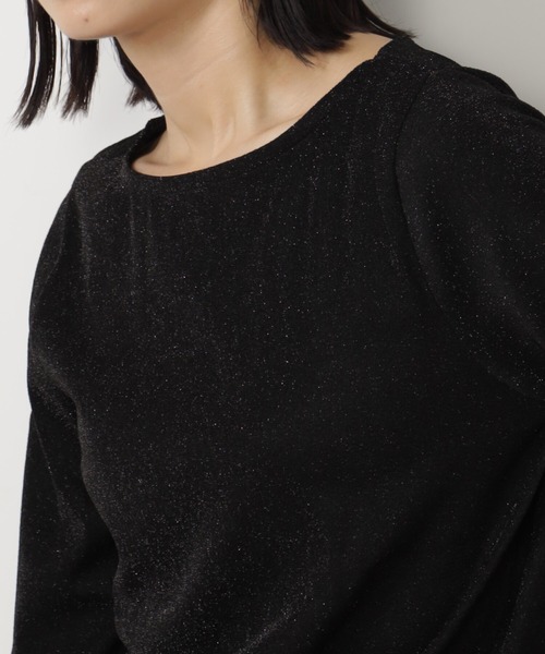 FOUND GOOD（ファウンドグッド）の「ラメロンTEE（Tシャツ/カットソー・レディース・ベージュ/ブラック/グレー系2・L/M/S）」の6枚目の写真