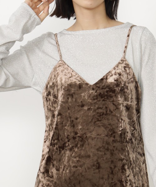 FOUND GOOD（ファウンドグッド）の「ラメロンTEE（Tシャツ/カットソー・レディース・ベージュ/ブラック/グレー系2・L/M/S）」の14枚目の写真