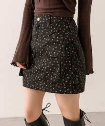 OLIVE des OLIVE | サイドレースアップカーゴミニスカート(スカート)