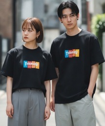 THRASHER（スラッシャー）の「4C BOX LOGO S/S T-SHIRTS/スラッシャー5.6オンススタンダードフィット4カラーボックスロゴプリント半袖Tシャツ（Tシャツ/カットソー）」