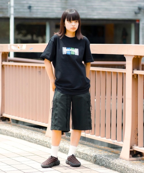 THRASHER(スラッシャー)の「4C BOX LOGO S/S T-SHIRTS/スラッシャー5.6オンススタンダードフィット4カラーボックスロゴプリント半袖Tシャツ(Tシャツ/カットソー・メンズ・ブラック系その他2/ホワイト系その他2/ブラック系その他/ホワイト系その他・MEDIUM/X-LARGE/LARGE/XX-LARGE)」の15枚目の写真