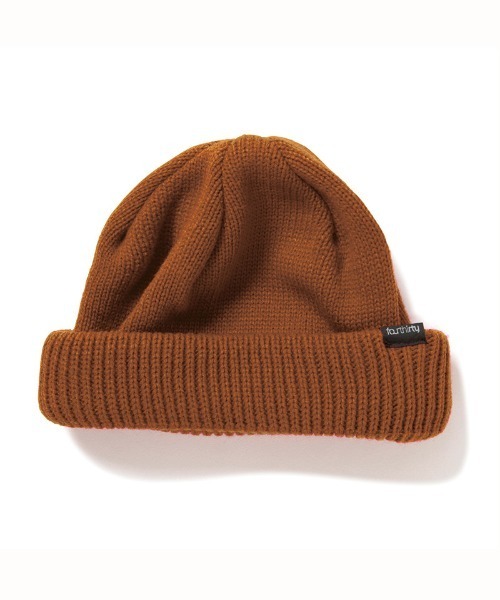 430（フォーサーティ）の「mko12215-SHORTY BEANIE ビーニー ニット帽（ニットキャップ/ビーニー・メンズ・ブラック/アイボリー/グレー/キャメル/バーガンディー/グリーン/オレンジ/ベージュ/イエロー・FREE）」の7枚目の写真