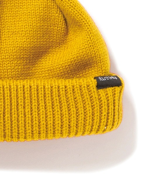 430（フォーサーティ）の「mko12215-SHORTY BEANIE ビーニー ニット帽（ニットキャップ/ビーニー・メンズ・ブラック/アイボリー/グレー/キャメル/バーガンディー/グリーン/オレンジ/ベージュ/イエロー・FREE）」の13枚目の写真