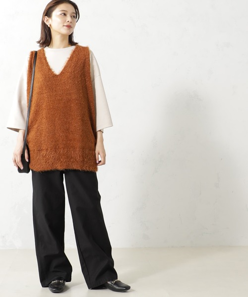 FOUND GOOD（ファウンドグッド）の「バックサテンベイカーパンツ（その他パンツ・レディース・ブラウン系8/アイボリー/ブラック/グリーン系8・L/M/S）」の8枚目の写真