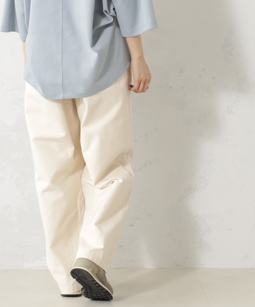 コンフォートバックサテンベイカーパンツ(WEB限定サイズ)