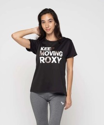 KEEP MOVING/ロキシーUVカット水陸両用半袖Tシャツ