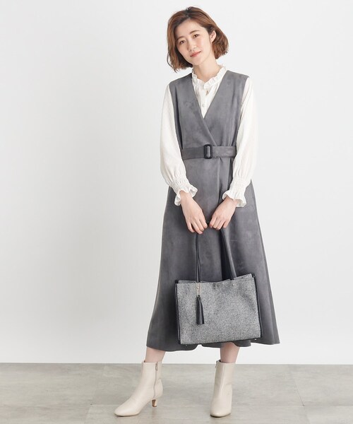 grove（グローブ）の「◆【A4】アソートパイピングタッセルトート（トートバッグ・レディース・アイボリー系1/ブラック系1/ダークブラウン系1/ブラック系3・00）」の10枚目の写真