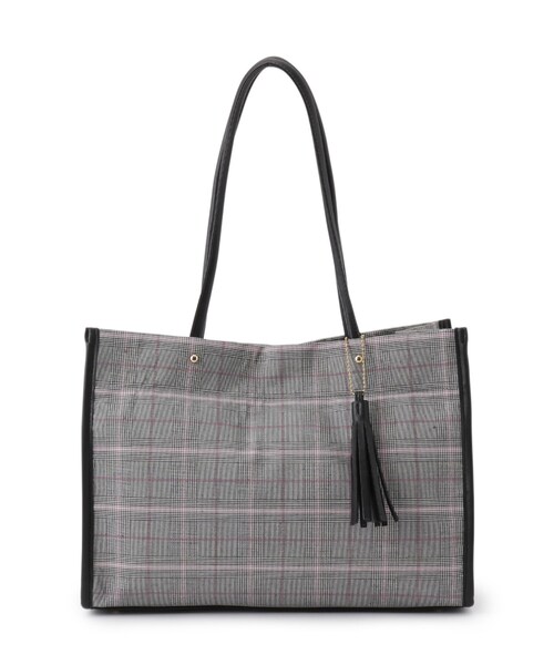 grove（グローブ）の「◆【A4】アソートパイピングタッセルトート（トートバッグ・レディース・アイボリー系1/ブラック系1/ダークブラウン系1/ブラック系3・00）」の16枚目の写真