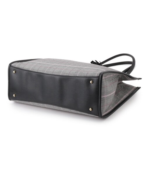 grove（グローブ）の「◆【A4】アソートパイピングタッセルトート（トートバッグ・レディース・アイボリー系1/ブラック系1/ダークブラウン系1/ブラック系3・00）」の20枚目の写真