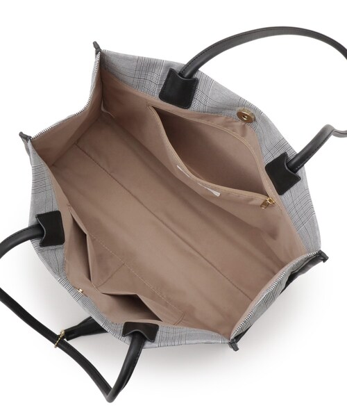 grove（グローブ）の「◆【A4】アソートパイピングタッセルトート（トートバッグ・レディース・アイボリー系1/ブラック系1/ダークブラウン系1/ブラック系3・00）」の21枚目の写真