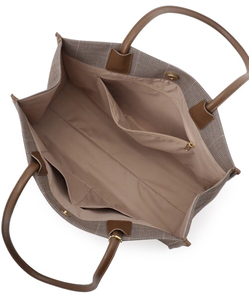 grove（グローブ）の「◆【A4】アソートパイピングタッセルトート（トートバッグ・レディース・アイボリー系1/ブラック系1/ダークブラウン系1/ブラック系3・00）」の22枚目の写真