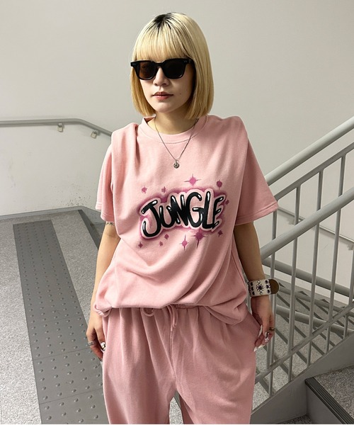 sedacle(セダクル)の「裏毛アソートロゴプリントトップス【SETUP着用可能】(Tシャツ/カットソー・メンズ・オフホワイト/ピンク/ネイビー/ブラック・LARGE/MEDIUM/SMALL)」の4枚目の写真