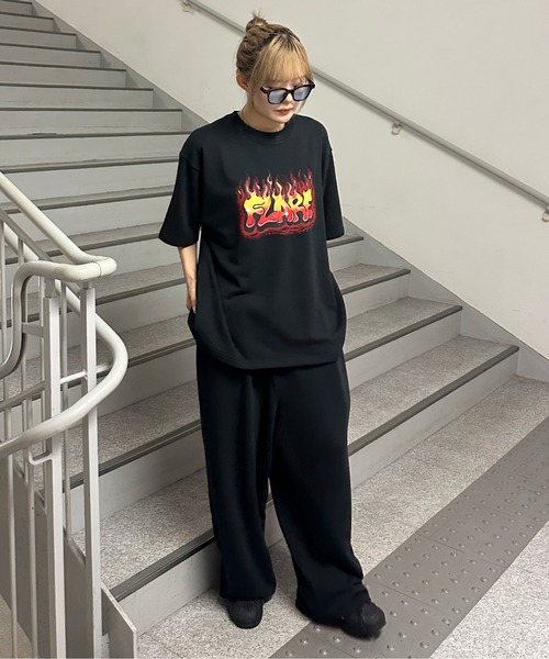 sedacle(セダクル)の「裏毛アソートロゴプリントトップス【SETUP着用可能】(Tシャツ/カットソー・メンズ・オフホワイト/ピンク/ネイビー/ブラック・LARGE/MEDIUM/SMALL)」の15枚目の写真