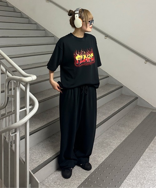 sedacle(セダクル)の「裏毛アソートロゴプリントトップス【SETUP着用可能】(Tシャツ/カットソー・メンズ・オフホワイト/ピンク/ネイビー/ブラック・LARGE/MEDIUM/SMALL)」の16枚目の写真