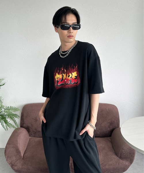 sedacle(セダクル)の「裏毛アソートロゴプリントトップス【SETUP着用可能】(Tシャツ/カットソー・メンズ・オフホワイト/ピンク/ネイビー/ブラック・LARGE/MEDIUM/SMALL)」の19枚目の写真