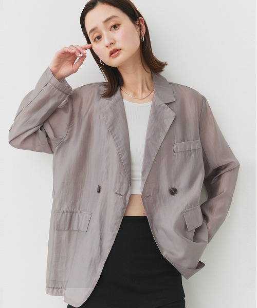 セール】オーバーサイズ シアージャケット（テーラードジャケット