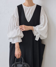 LIVETART | 《LIVETART》 ギャザーカフスシャツ(シャツ/ブラウス)