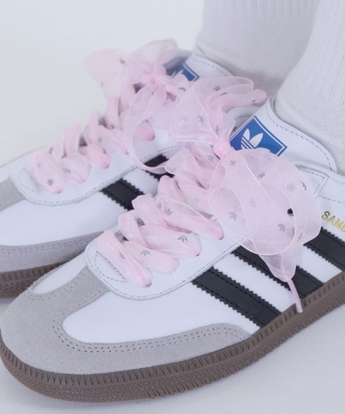 adidas(アディダス)の「adidas ORIBBON / アディダス オリボン(シューズアクセサリー・レディース・ピンク・ONE SIZE)」の5枚目の写真