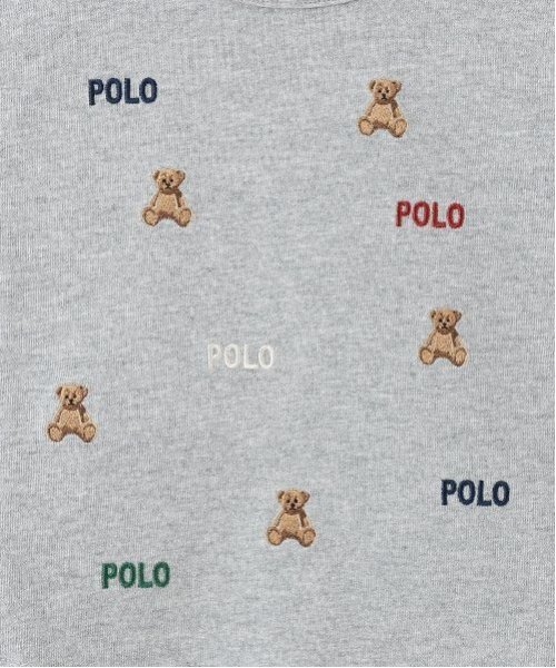 petit main(プティマイン)の「【POLO BCS】くま刺しゅう長袖Tシャツ(Tシャツ/カットソー・キッズ・ネイビー/トップグレー/アイボリー・80cm/90cm/100cm/110cm/120cm/130cm)」の6枚目の写真