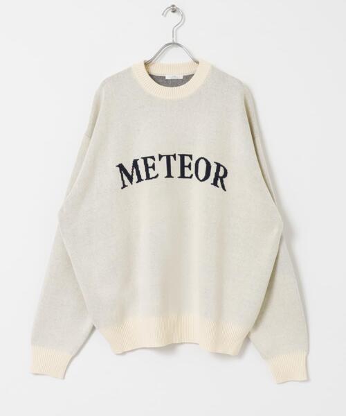 ITEMS URBANRESEARCH（アイテムズ アーバンリサーチ）の「スウェットライクロゴニット（ニット/セーター・レディース・グレー/オフホワイト/ブラック・FREE）」の11枚目の写真