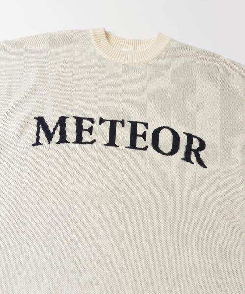 ITEMS URBANRESEARCH（アイテムズ アーバンリサーチ）の「スウェットライクロゴニット（ニット/セーター・レディース・グレー/オフホワイト/ブラック・FREE）」の12枚目の写真